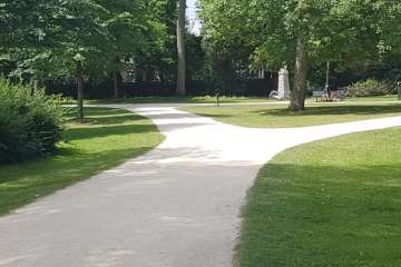 Halfverharding voor parken