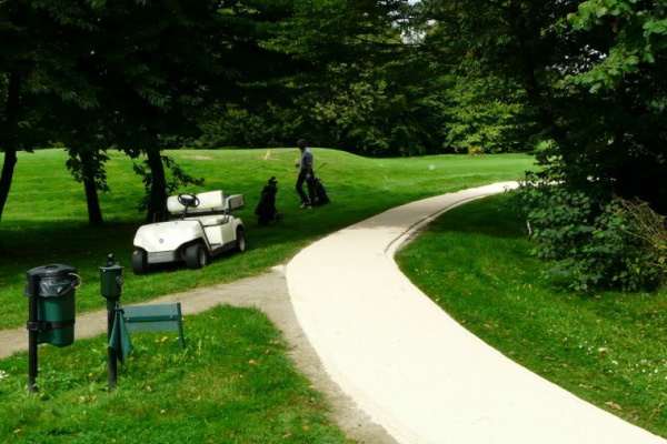 Mooie natuurlijke uitstraling Nobre Cál Halfverharding bij golfbanen