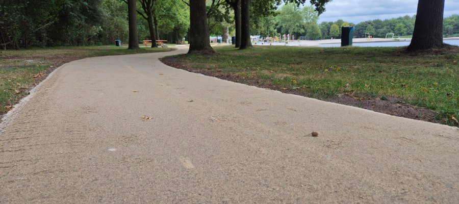 Ecopad past perfect in een recreatieve omgeving