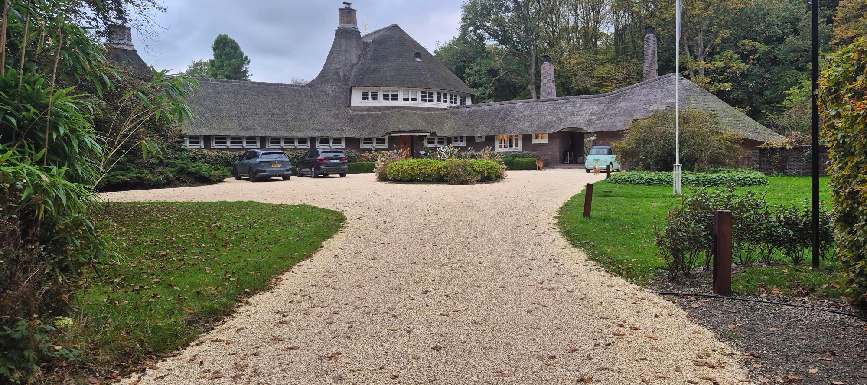 Oprit aangelegd met Nobre Cál Gravel
